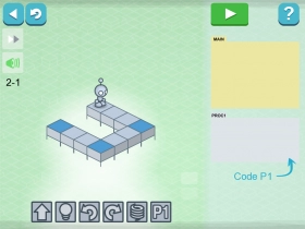 jeu éducatif Lightbot : Code Hour