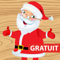 Puzzles En Bois De Noël tablette ipad android kindle