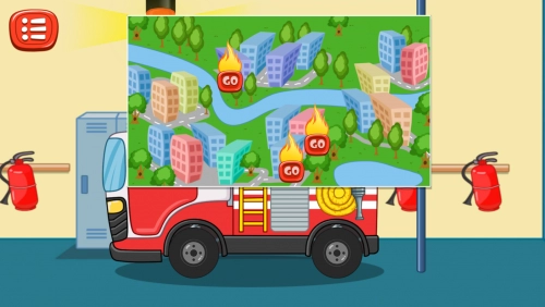 jeu éducatif Pompier pour les enfants
