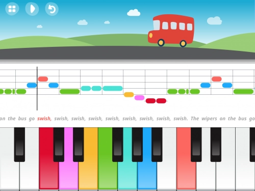jeu éducatif Piano pour enfants - Musique et chanson