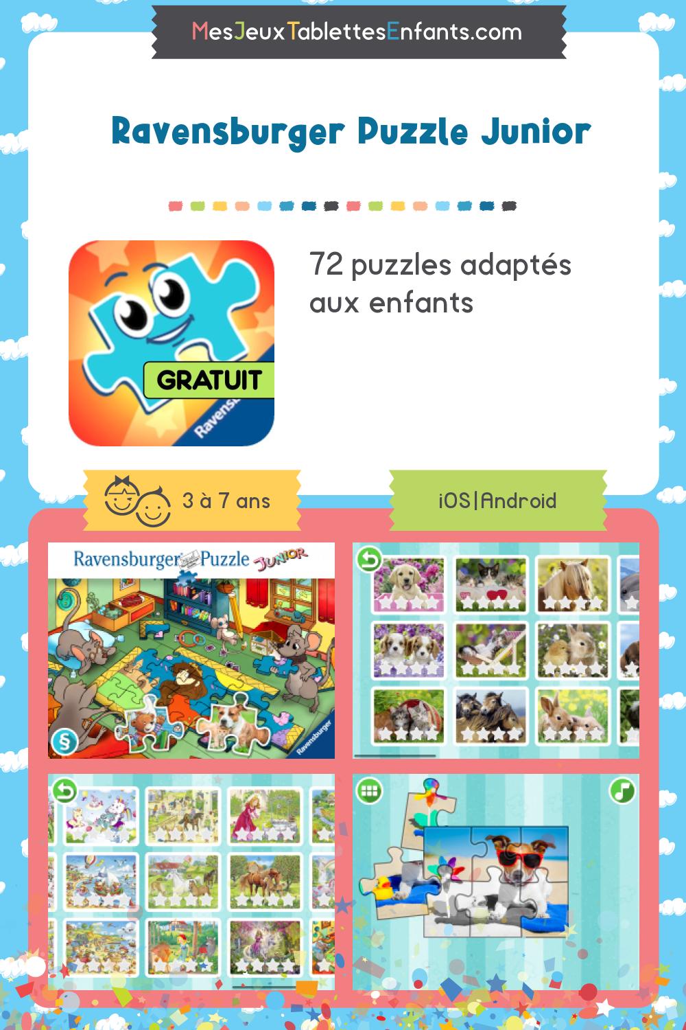 Ravensburger Puzzle Junior sur iphone et android Jeux et applications