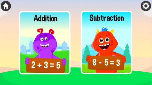 jeu éducatif Addition et soustraction pour les enfants