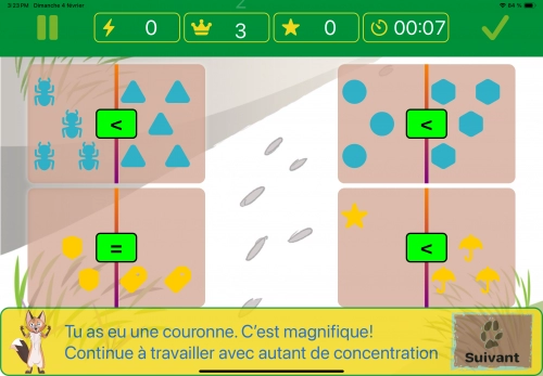 jeu éducatif Pi Le Fuchs