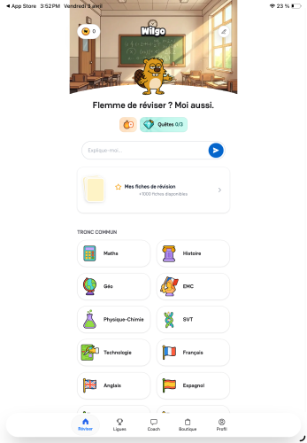 jeu &eacute;ducatif wilgo - révision IA Brevet et bac