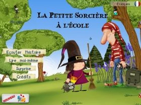 jeu éducatif La petite sorcière à  l'àcole