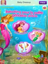 jeu éducatif Relooking de la petite sirène