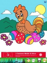 jeu éducatif Livre de coloriage sur Pâques