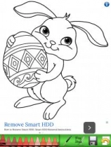 jeu éducatif Livre de coloriage sur Pâques