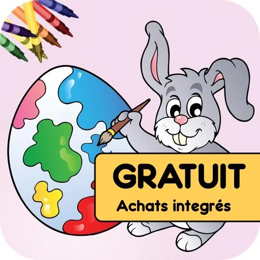 Livre de coloriage sur Pâques tablette ipad android kindle