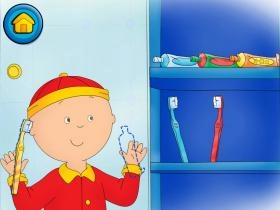 jeu éducatif Bonne nuit Caillou