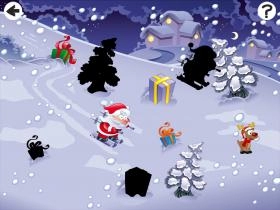 jeu éducatif Actif Jeu Pour Les Enfants Sur Noël Avec le Père Noël et le Renne Rudolph