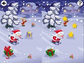 jeu éducatif Actif Jeu Pour Les Enfants Sur Noël Avec le Père Noël et le Renne Rudolph