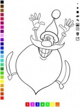 jeu éducatif Actif! Livre de noël à colorier
