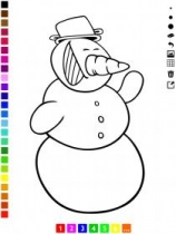 jeu éducatif Actif! Livre de noël à colorier