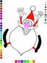 jeu éducatif Actif! Livre de noël à colorier