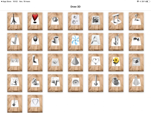 jeu éducatif Apprendre à dessiner 3D