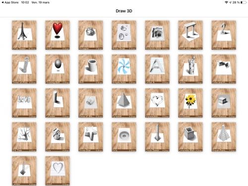 jeu éducatif Apprendre à  dessiner 3D