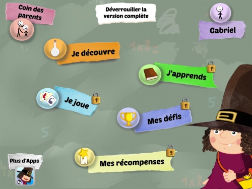 jeu éducatif Mathemagics Multiplication