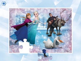 jeu éducatif Puzzle App Frozen