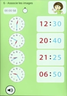 jeu éducatif Apprendre à  lire l'heure