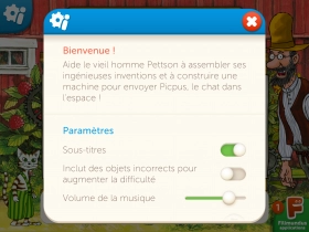 jeu éducatif Inventions de Pettson