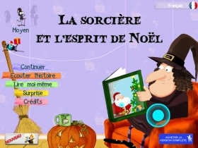 jeu éducatif La sorcière et l'esprit de Noël