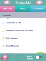 jeu éducatif Berceuse Bébé
