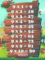 jeu éducatif Multiplication Table 10x10
