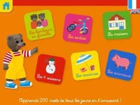 jeu éducatif Le grand imagier de Petit Ours Brun