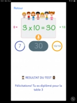 jeu éducatif Multiplication - table