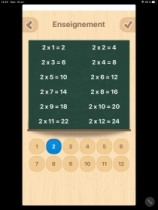 jeu éducatif Table de multiplication, math
