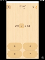 jeu éducatif Table de multiplication, math