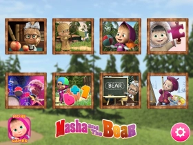 jeu éducatif Masha et Michka l'ours