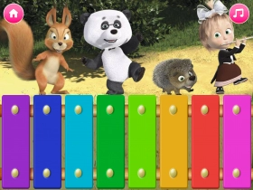 jeu éducatif Masha et Michka l'ours