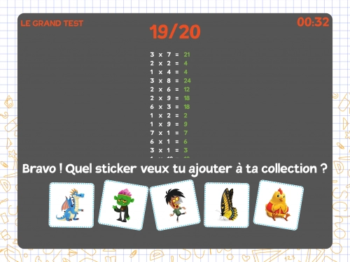 jeu éducatif Tables de multiplications réviser