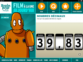 jeu éducatif BrainPOP: Film du Jour