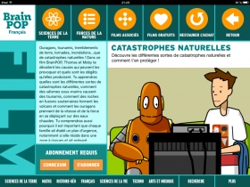 jeu éducatif BrainPOP: Film du Jour