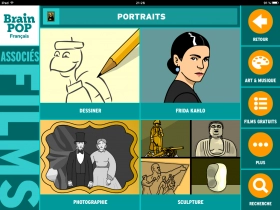 jeu éducatif BrainPOP: Film du Jour