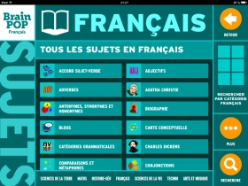 jeu éducatif BrainPOP: Film du Jour
