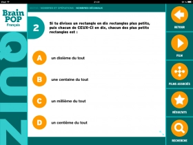 jeu éducatif BrainPOP: Film du Jour
