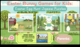 jeu éducatif Jeux des lapins de Pâques pour enfants