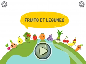 jeu éducatif Apprendre les fruits et légumes