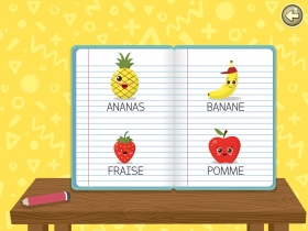 jeu éducatif Apprendre les fruits et légumes