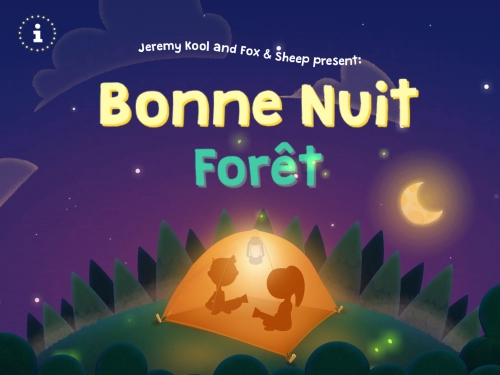 jeu éducatif Bonne Nuit Forêt