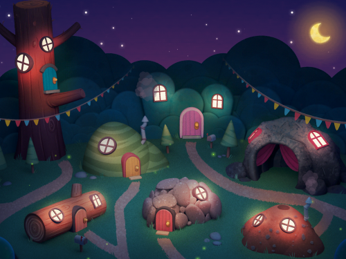 jeu mobile Bonne Nuit Forêt