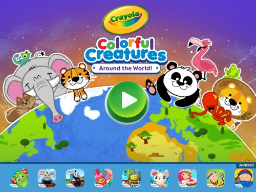 jeu éducatif Créatures Colorées Crayola