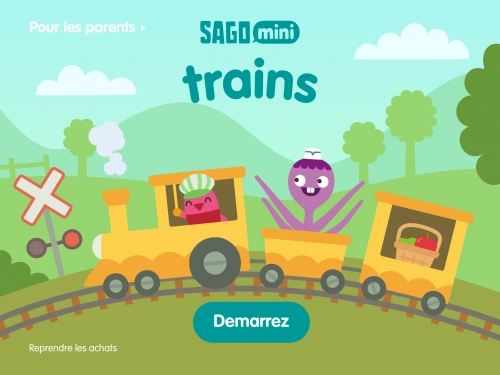 jeu éducatif Sago Mini Train Adventure