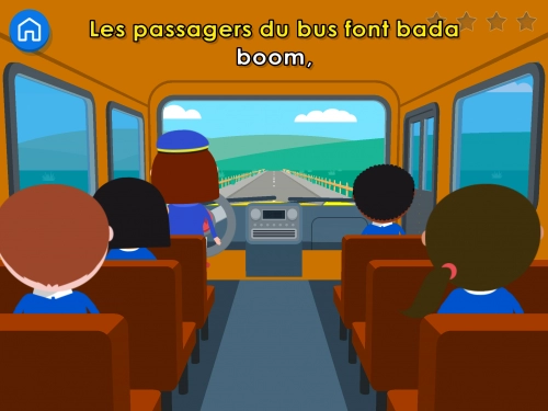 jeu éducatif Joue et Chante: La comptine du bus