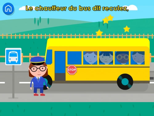 jeu éducatif Joue et Chante: La comptine du bus