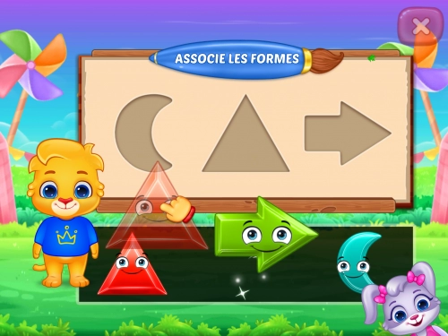 jeu éducatif Couleurs et formes - Couleur